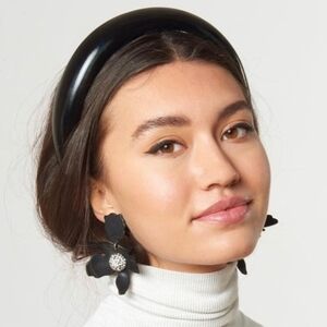 Lele Sadoughi Black Headband